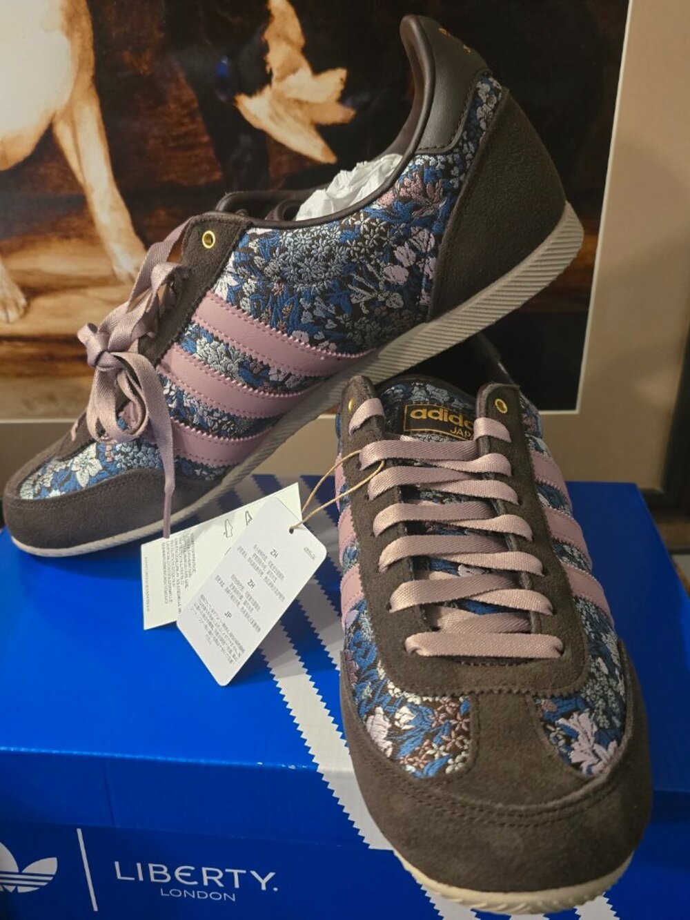Adidas JAPAN 'Liberty London' Coffee Mauve Gold (KI4806) Men's US Sz 10 NEW